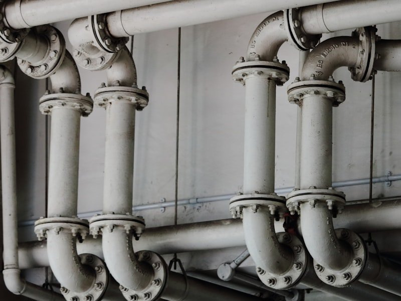 Metal sewer and supply pipes